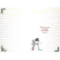 Wonderful Son & Partner Me to You Bear Christmas Card Extra Image 1 Preview